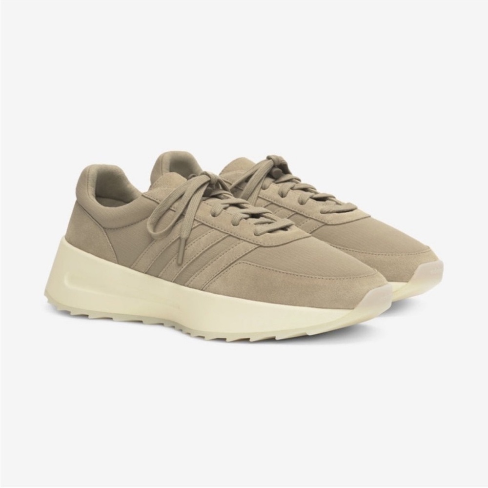 Fear of God Beige Sneakers with White Sole